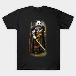 Exclusive Hand Drawn Samurai Panda | Samurai Collection Item-22 (Panda) | by Rendigart Studio T-Shirt